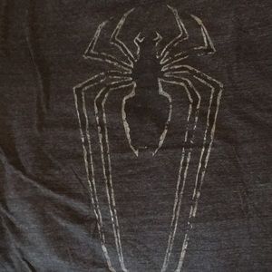 Men’s XL Marvel T with the Spider-Man symbol on it.  Hardly worn